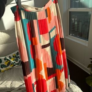 Anthropologie Multicolor A-Line Skirt